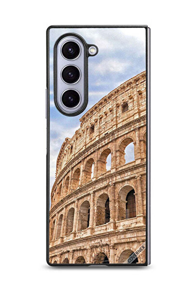Covernex غطاء حماية لهاتف Samsung Galaxy Z Fold6 بتصميم مبنى عتيق