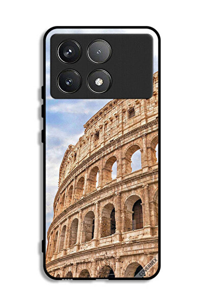 Covernex Xiaomi Poco F6 Pro Protective Case Cover Vintage Building