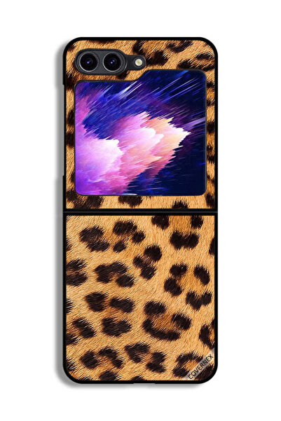Covernex غطاء حماية لهاتف Samsung Galaxy Z Flip6 بنقشة جلد النمر