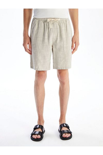 LC Waikiki New Season Comfortable Fit Linen Look Men's Shorts - S5R708Z8