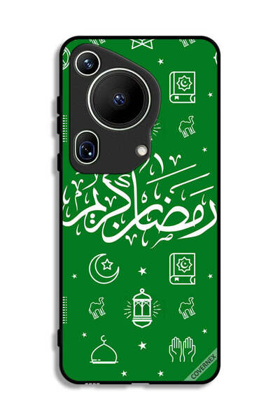 Covernex غطاء حماية لهاتف هواوي بيورا 70 ألترا - رمضان كريم - أخضر