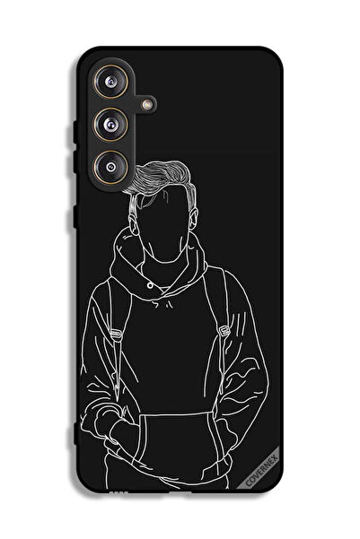 Covernex غطاء حماية لهاتف سامسونج جالاكسي F55 5G، رسم لشخصية جاكيت بوي