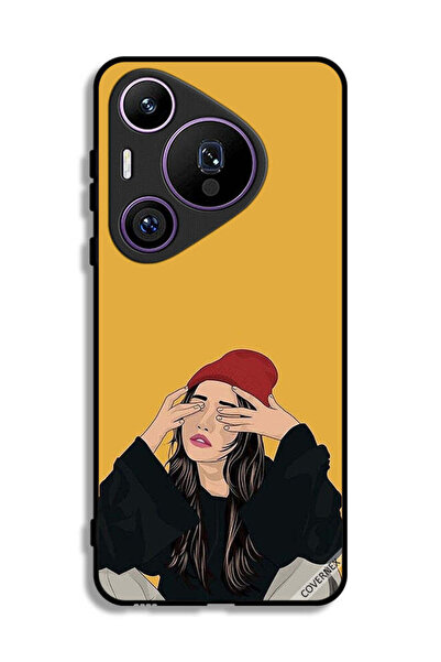 Covernex غطاء حماية هواوي بيورا 70 برو بتصميم فتاة حزينة