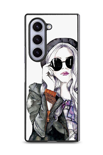 Covernex غطاء حماية لهاتف سامسونج جالاكسي زد فولد 6 - فتاة أنيقة ولطيفة