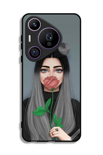 Covernex غطاء حماية هواوي بيورا 70 برو بتصميم فتاة لطيفة