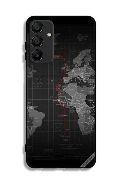 Covernex غطاء حماية لهاتف سامسونج جالاكسي A15 4G بتصميم خريطة العالم