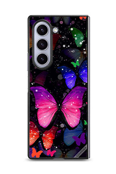 Covernex غطاء حماية لهاتف سامسونج جالاكسي زد فولد 6 بنقشة الفراشات