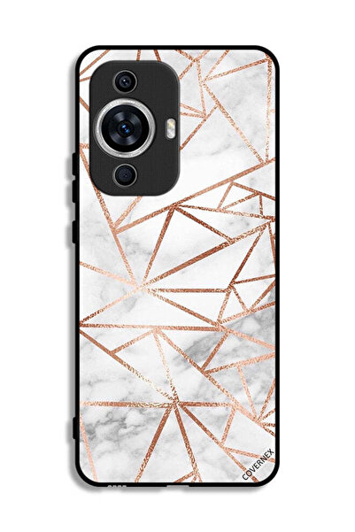 Covernex غطاء حماية لهاتف هواوي نوفا 11 بنمط رخامي وورق جدران