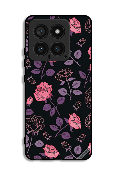 Covernex غطاء حماية لهاتف شاومي 14 بنقشة الورود القوطية الباستيل