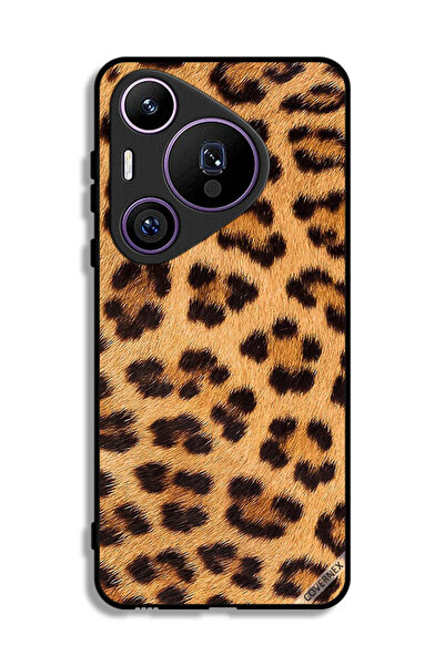 Covernex غطاء حماية لهاتف هواوي بيورا 70 برو بنقشة جلد النمر