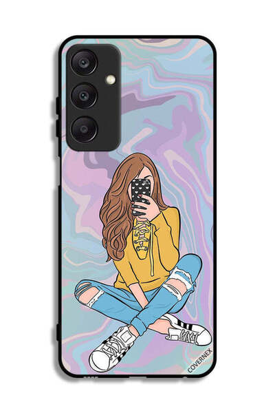 Covernex غطاء حماية لهاتف سامسونج جالاكسي A25 5G مع صورة فتاة