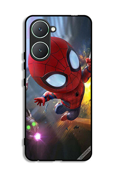 Covernex غطاء حماية لهاتف Vivo Y03 4G بتصميم سبايدرمان أثناء العمل