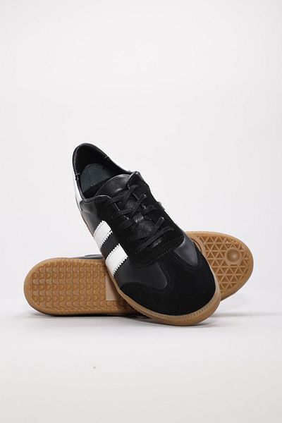 Ayakkabıhane Genuine Leather Inside and Outside Black White Men's Casual Daily Shoes Ah08154131506
