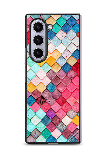 Covernex غطاء حماية لهاتف سامسونج جالاكسي زد فولد 6 بنمط مربع ماسي