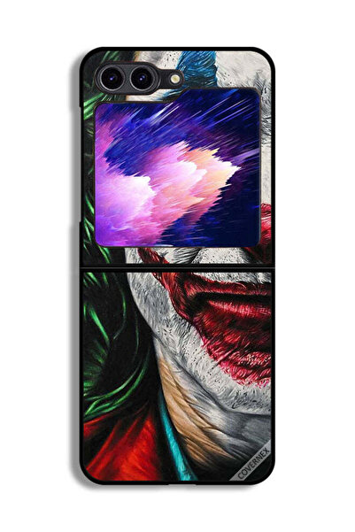 Covernex غطاء حماية لهاتف Samsung Galaxy Z Flip6 بتصميم نصف وجه خطير