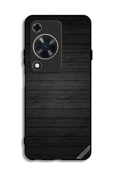 Covernex Huawei Enjoy 70 Protective Case Cover Dark Wooden Pattern