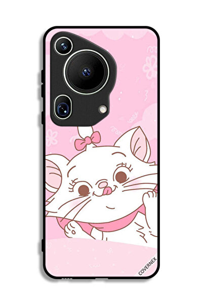 Covernex غطاء حماية لهاتف هواوي بيورا 70 ألترا بتصميم قطة