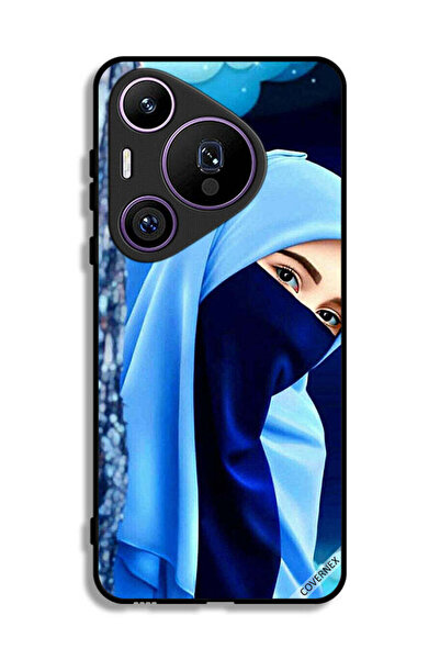 Covernex غطاء حماية لهاتف هواوي بيورا 70 برو - فتاة محجبة