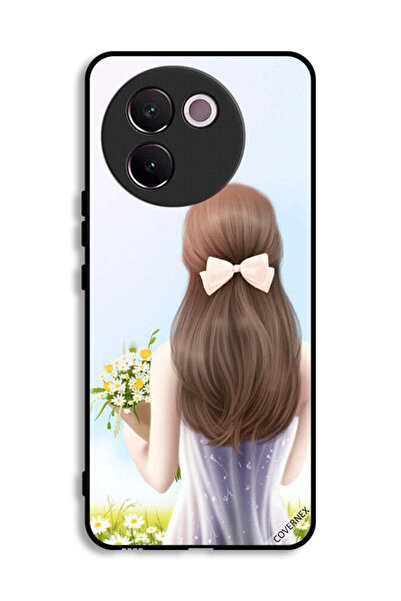 Covernex غطاء حماية لهاتف Vivo V30e 5G بتصميم فتاة جميلة