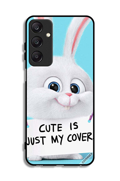 Covernex غطاء حماية لهاتف سامسونج جالكسي A25 5G، أرنب لطيف هو مجرد غطاء خاص بي