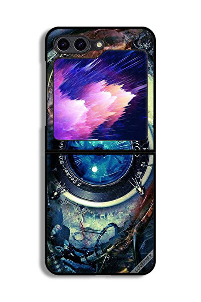 Covernex غطاء حماية من شركة سامسونج جالكسي Z Flip6 بتصميم العين العلمية