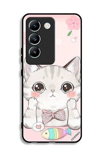 Covernex غطاء حماية لهاتف Vivo Y100 4G بتصميم سمكة القط