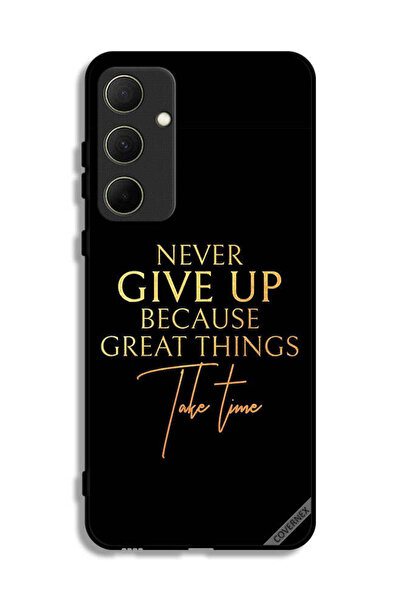 Covernex غطاء حماية لهاتف Samsung Galaxy A35 5G لا تستسلم أبدًا لأن الأشياء ا...