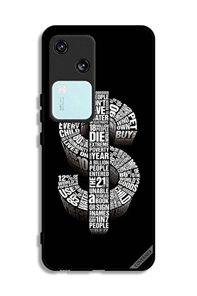 Covernex غطاء حماية لهاتف Vivo S18 5G بنقشة دولار الخط