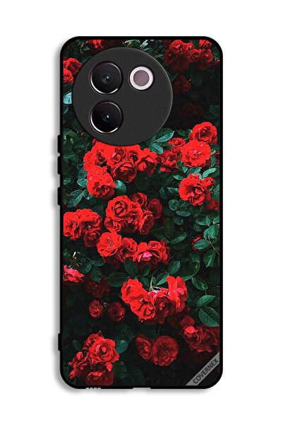 Covernex غطاء حماية لهاتف Vivo V30e 5G بتصميم حديقة الورود
