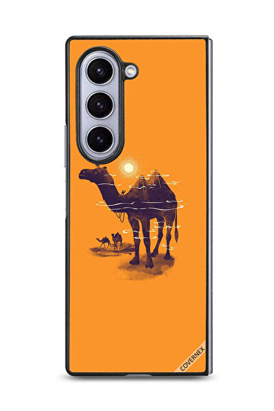 Covernex غطاء حماية لهاتف سامسونج جالاكسي زد فولد 6 برسومات الجمال والشمس