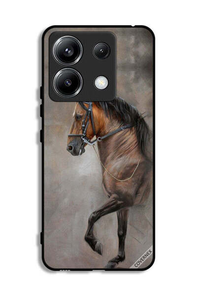 Covernex غطاء حماية لهاتف Xiaomi Poco X6 5G، صورة حصان عتيقة