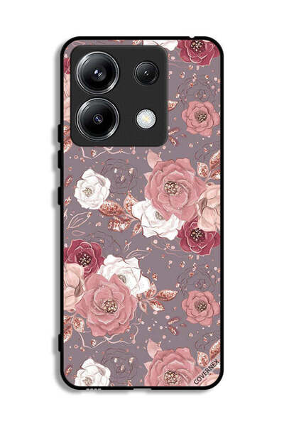 Covernex غطاء حماية لهاتف شاومي ريدمي نوت 13 برو 5G بخلفية زهرية