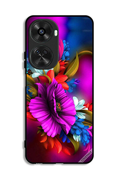 Covernex غطاء حماية لهاتف هواوي نوفا 12 SE برسومات زهور عالية الدقة