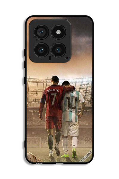 Covernex غطاء حماية لهاتف شاومي 14 ميسي وكريستيانو رونالدو CR7