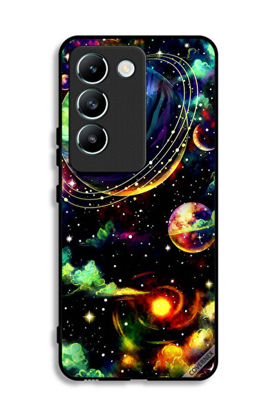 Covernex غطاء حماية لهاتف Vivo Y100 4G بنقشة نباتات زحل