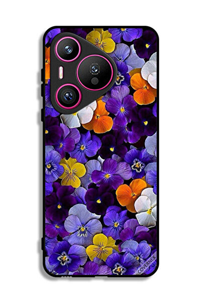 Covernex غطاء حماية لهاتف هواوي بيورا 70 - زهور صغيرة