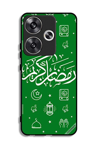 Covernex Xiaomi Poco F6 5G Protective Case Cover Ramadan Kareem Green