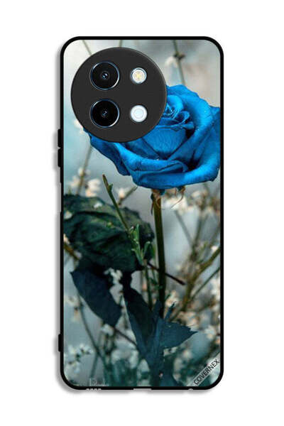 Covernex Vivo Y38 5G Protective Case Cover Blue Rose