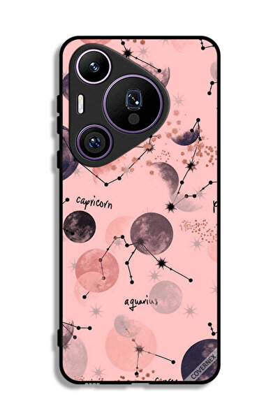 Covernex غطاء حماية لهاتف هواوي بيورا 70 برو برسومات الباستيل لأبراج الأبراج