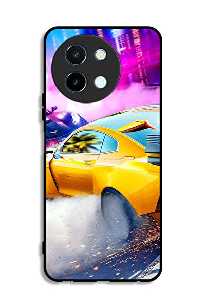 Covernex غطاء حماية لهاتف Vivo Y38 5G بتصميم سيارة سباق