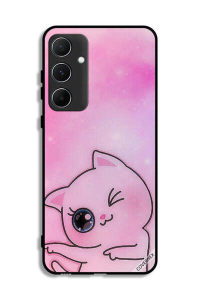 Covernex غطاء حماية لهاتف سامسونج جالاكسي A55 5G بتصميم قطة صغيرة