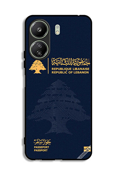 Covernex غطاء حماية لهاتف شاومي ريدمي 13 سي - جواز سفر لبناني
