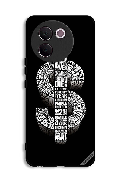 Covernex غطاء حماية لهاتف Vivo V30e 5G بنقشة دولار الخط