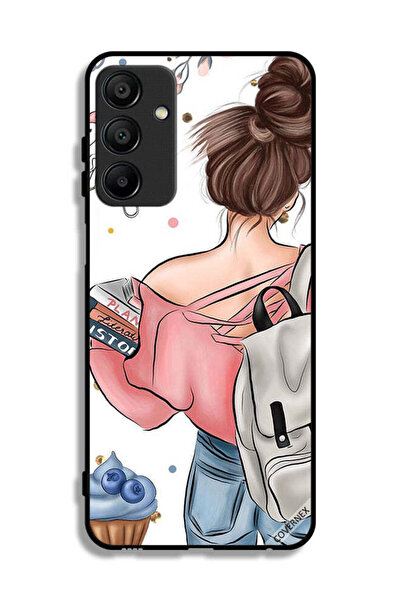 Covernex غطاء حماية لهاتف سامسونج جالاكسي A15 4G بتصميم كتب وفن يد فتاة