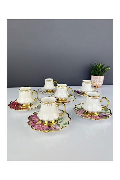 ACAR Luxury Porcelain 6-Piece Cup Set
