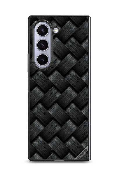 Covernex غطاء حماية لهاتف سامسونج جالاكسي زد فولد 6 بنمط خطوط داكنة