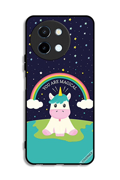 Covernex غطاء حماية لهاتف Vivo Y38 5G بتصميم وحيد القرن السحري