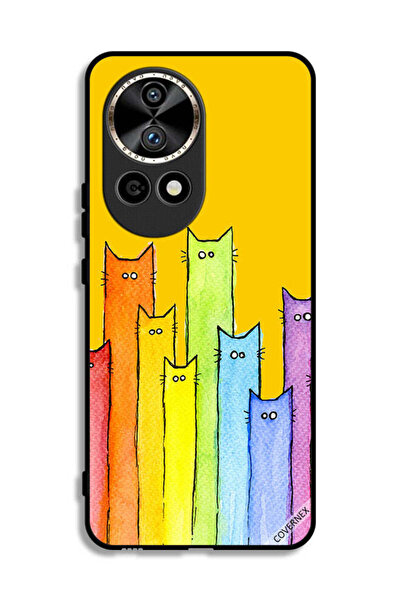 Covernex غطاء حماية لهاتف هواوي نوفا 12 ألترا 5G بتصميم دمية قطة