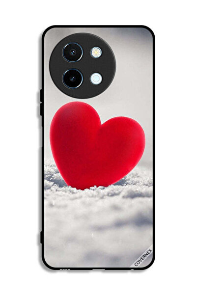 Covernex غطاء حماية لهاتف Vivo Y38 5G بتصميم قلب أحمر جميل