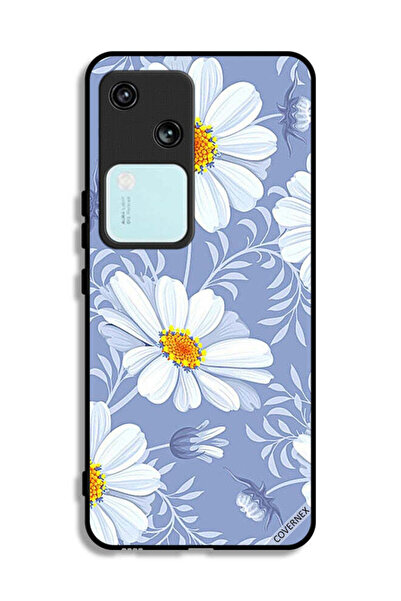 Covernex غطاء حماية لهاتف Vivo V30 5G بطبعة زهور متفتحة